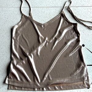 Silver camisole